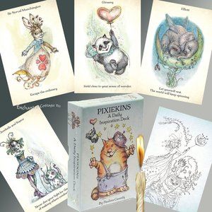 🧚‍ PIXIEKINS: A Daily Inspiration Deck Paulina Cassidy 72CARDS AUTHENTIC USGS